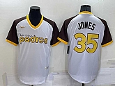 San Diego Padres #35 Randy Jones White Stitched Cooperstown Cool Base Nike Jersey
